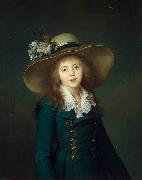 Portrait of Elisaveta Alexandrovna Demidov, nee Stroganov (1779-1818), here as Baronesse Stroganova Jean-Louis Voille